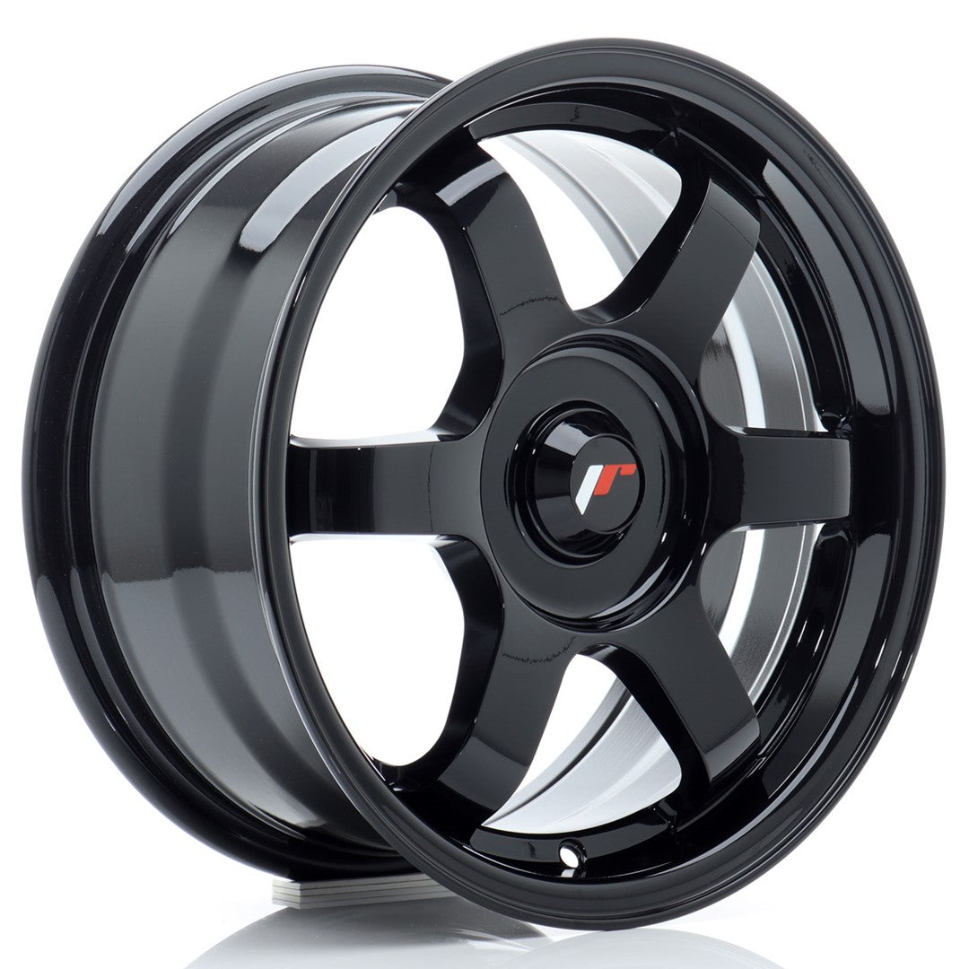 JR Wheels JR3 15x7 ET25-42 BLANK Gloss Black CB: 67,1