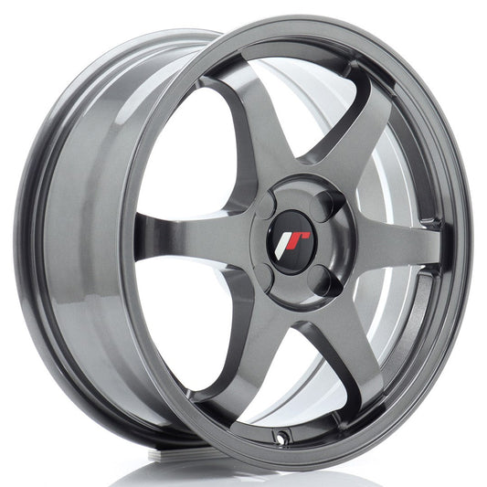 JR Wheels JR3 17x7 ET20-42 4H BLANK Gun Metal CB: 72,6