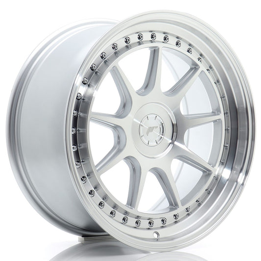 JR Wheels JR47 18x8,5 ET15-35 5H BLANK Silver Machined Face CB: 72,6