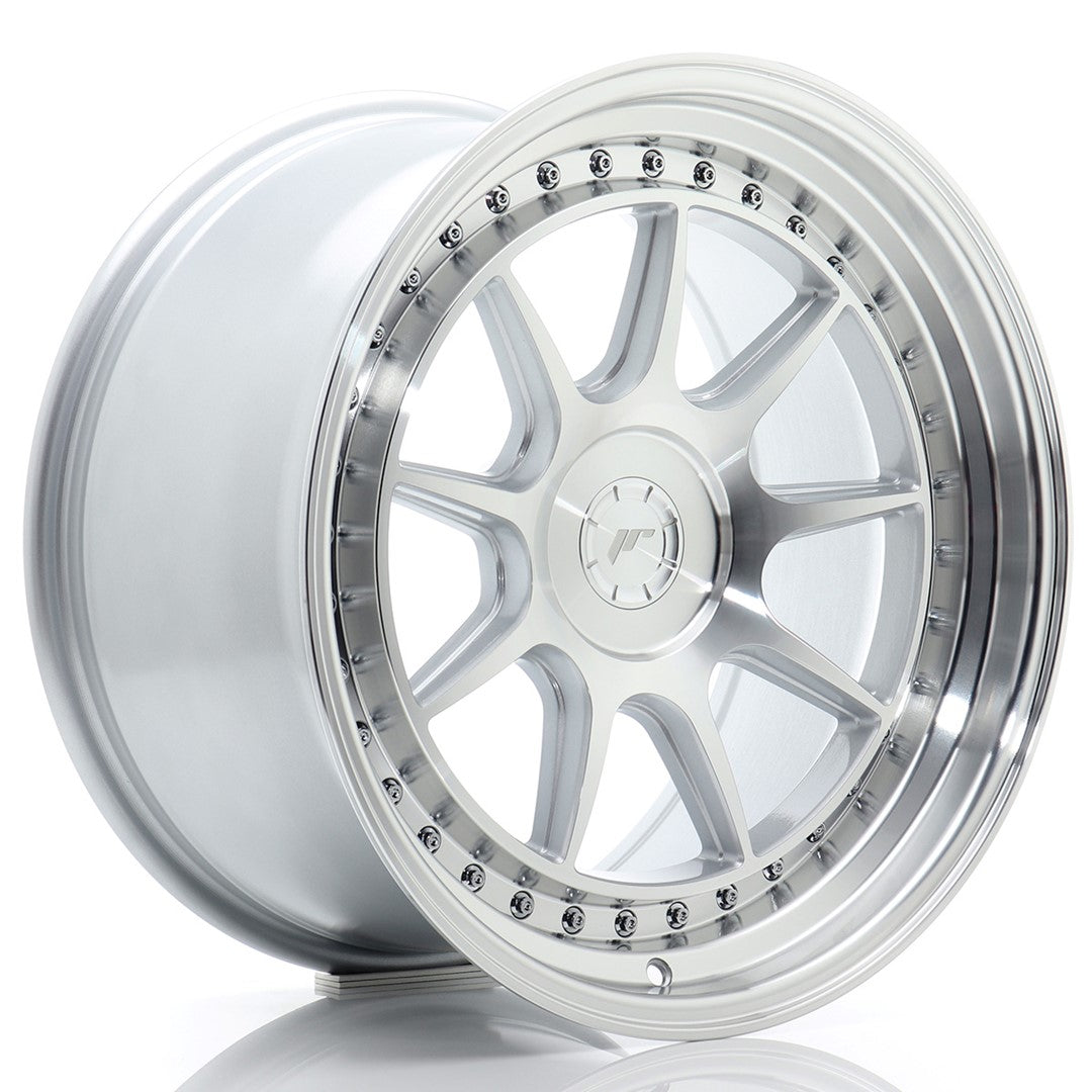 JR Wheels JR47 18x9,5 ET15-35 5H BLANK Silver Machined Face CB: 72,6