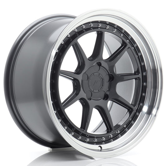 JR Wheels JR47 18x9,5 ET15-35 5H BLANK Hyper Gray w/Machined Lip CB: 72,6