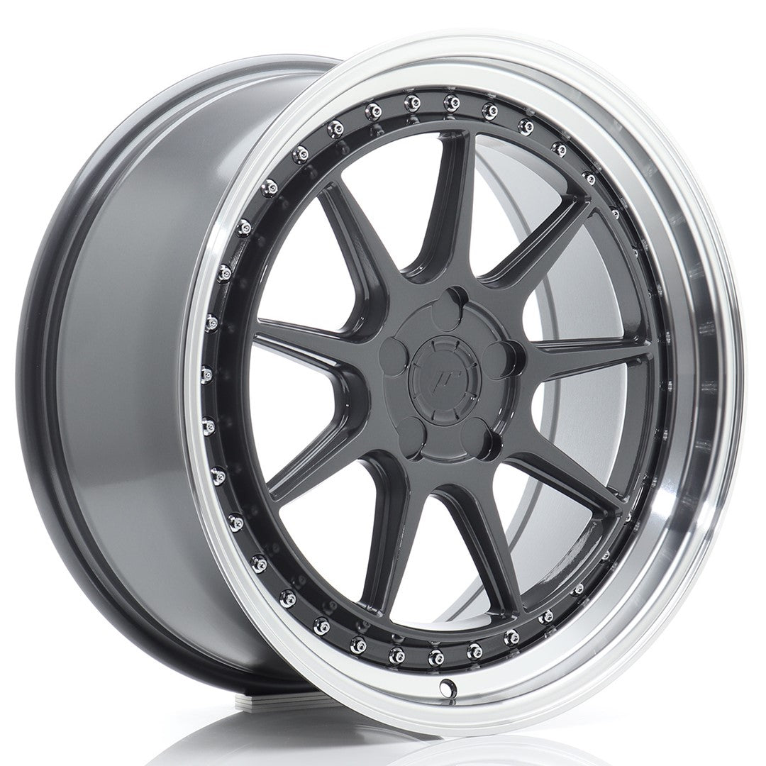 JR Wheels JR47 19x8,5 ET15-35 5H BLANK Hyper Gray w/Machined Lip CB: 72,6