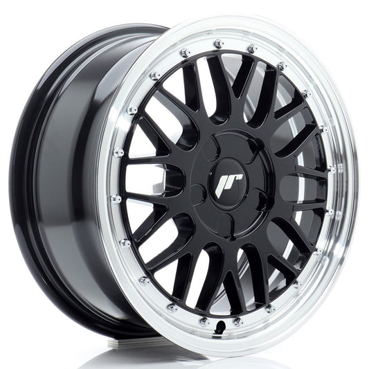 JR Wheels JR23 16x7 ET20-45 5H BLANK Gloss Black w/Machined Lip CB: 72,6