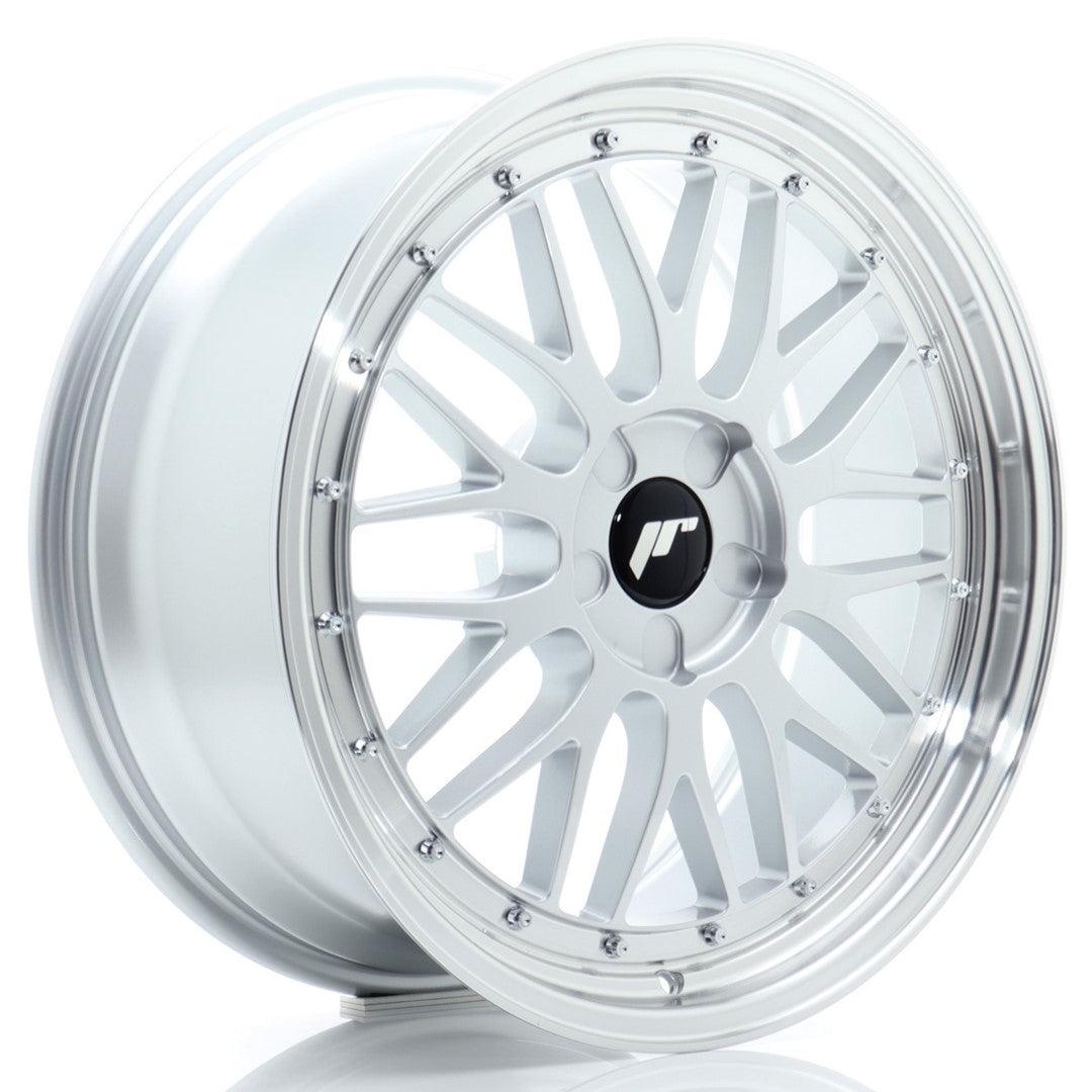 JR Wheels JR23 19x8 ET20-40 5H BLANK Hyper Silver w/Machined Lip CB: 72,6