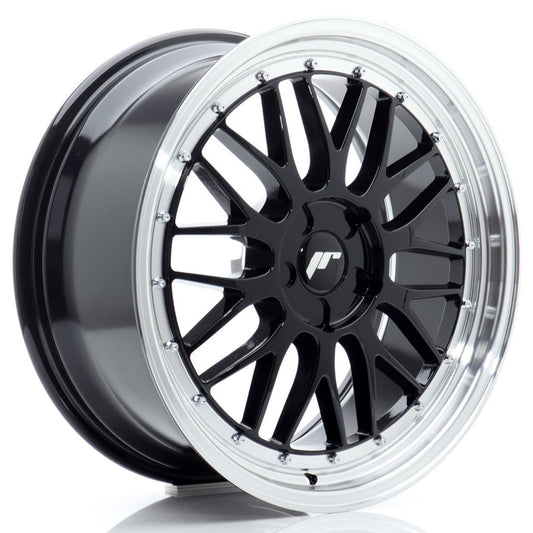 JR Wheels JR23 19x8,5 ET20-45 5H BLANK Gloss Black w/Machined Lip CB: 72,6