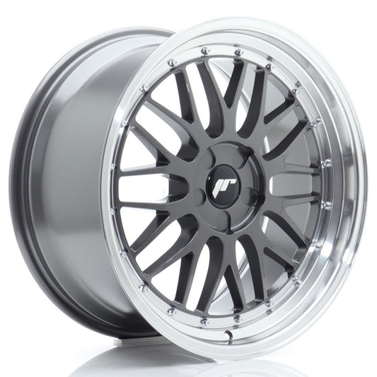 JR Wheels JR23 19x9 ET20-40 5H BLANK Hyper Gray w/Machined Lip CB: 72,6