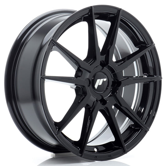 JR Wheels JR21 17x7 ET20-40 4H BLANK Gloss Black CB: 67,1