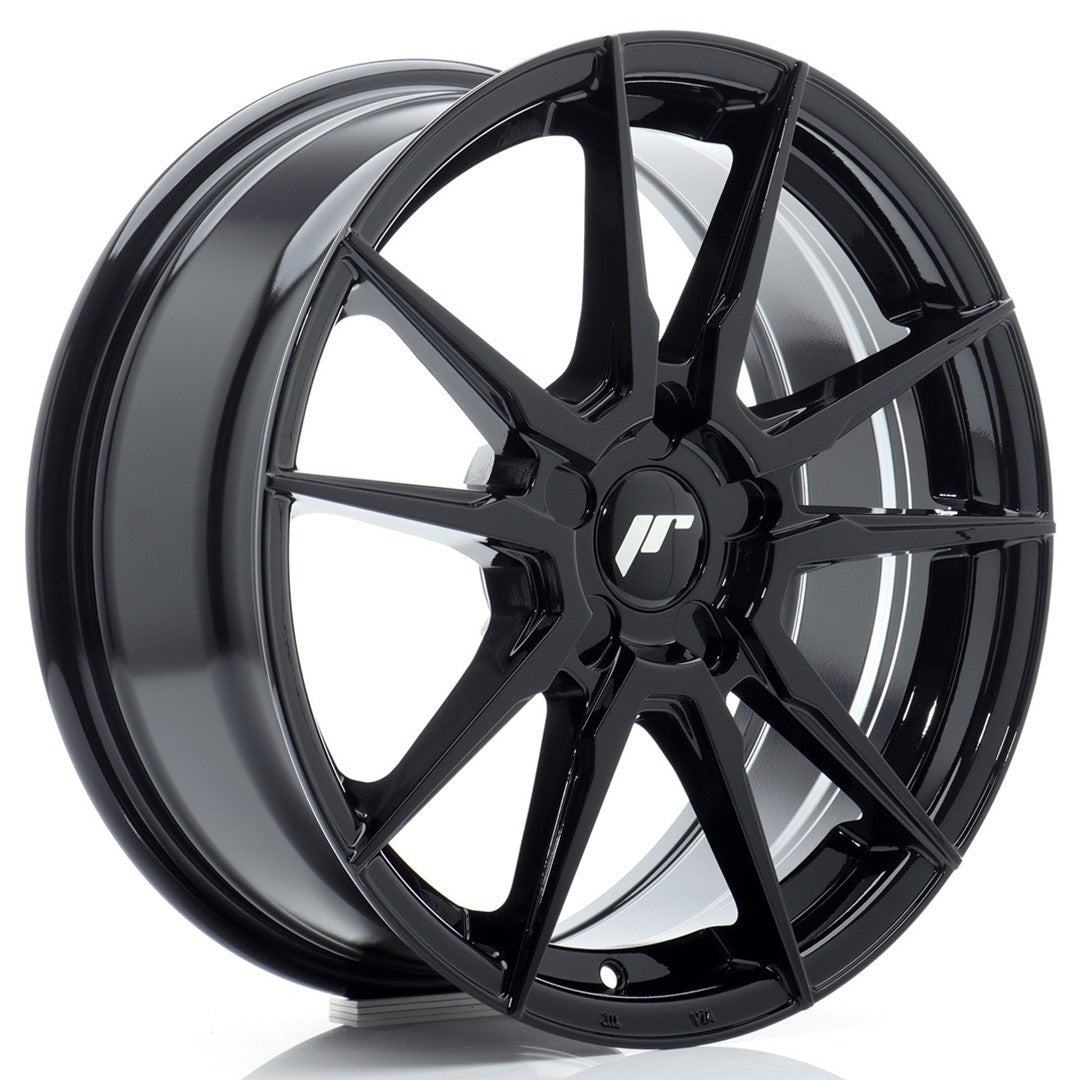 JR Wheels JR21 17x7 ET20-40 5H BLANK Gloss Black CB: 72,6