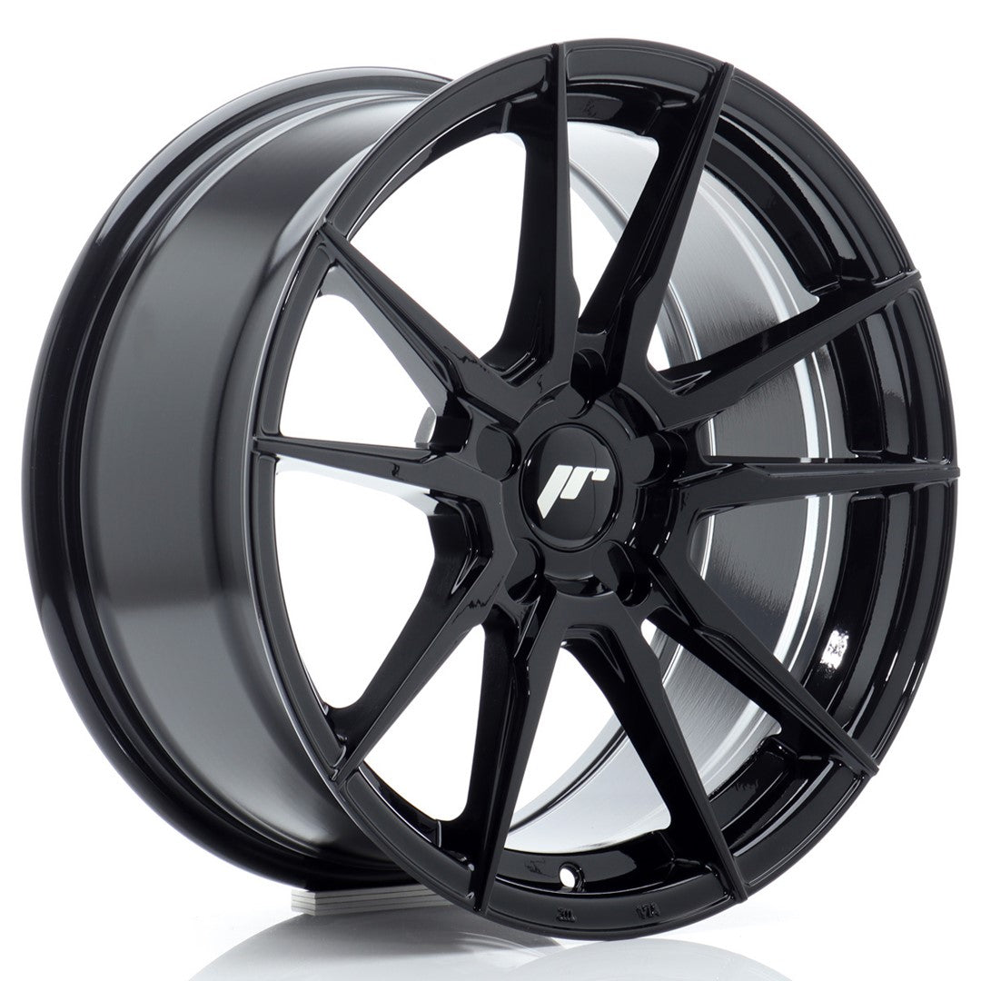 JR Wheels JR21 17x8 ET20-35 5H BLANK Gloss Black CB: 72,6