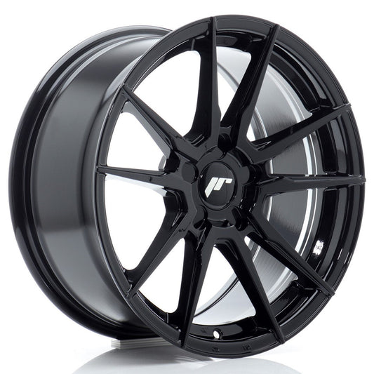 JR Wheels JR21 17x9 ET20-45 5H BLANK Gloss Black CB: 72,6