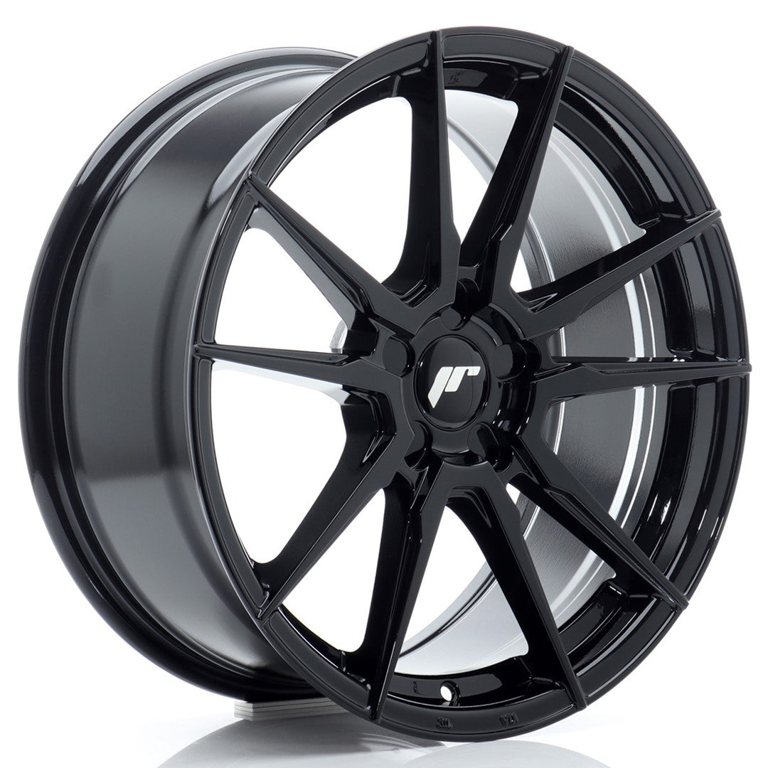 JR Wheels JR21 18x8 ET20-40 5H BLANK Glossy Black CB: 72,6