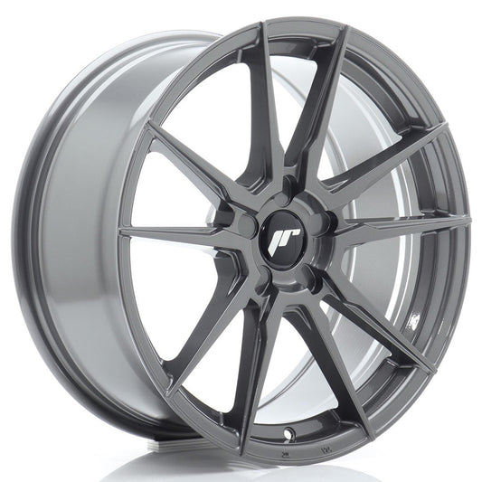 JR Wheels JR21 18x8 ET20-40 5H BLANK Hyper Gray CB: 72,6