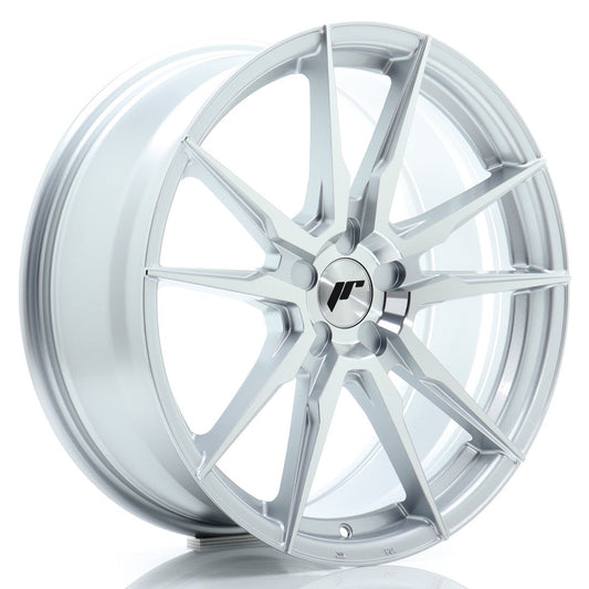 JR Wheels JR21 19x8 ET20-40 5H BLANK Silver Machined Face CB: 72,6