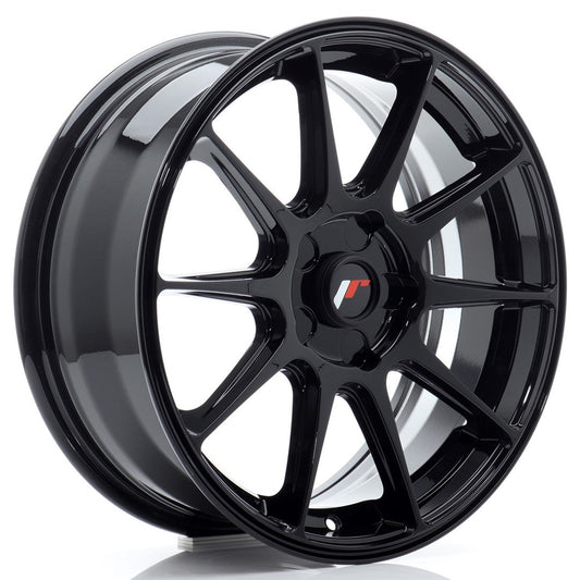 JR Wheels JR11 17x7 ET20-38 5H BLANK Gloss Black CB: 67,1