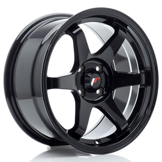 JR Wheels JR3 16x8 ET25 4x100 Gloss Black CB: 67,1