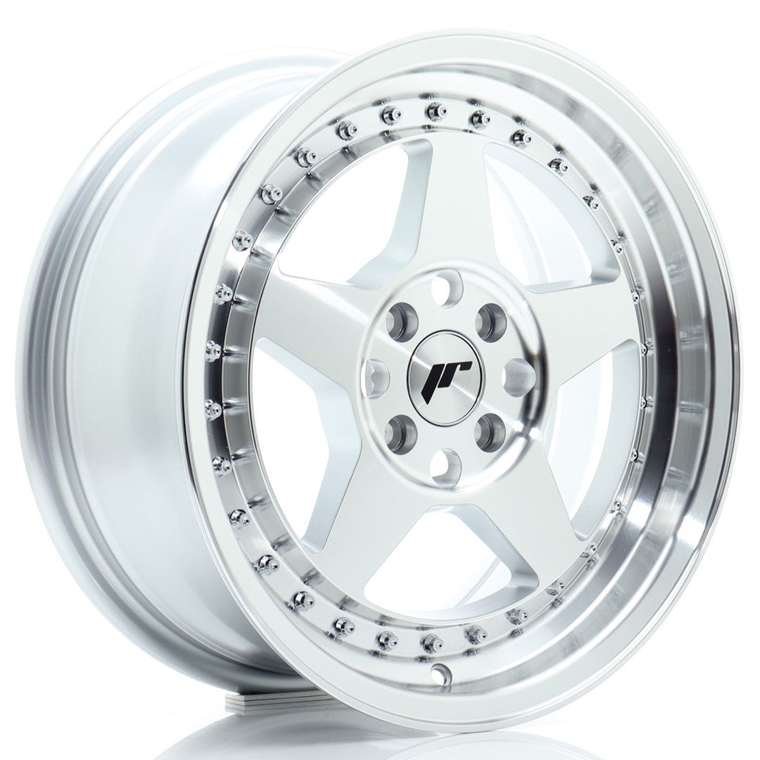 JR Wheels JR6 16x7 ET35 4x100 Silver Machined Face CB: 67,1
