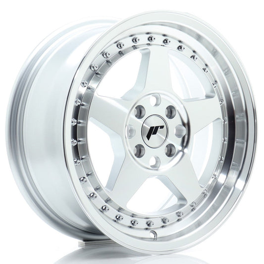 JR Wheels JR6 16x7 ET35 4x100 Silver Machined Face CB: 67,1