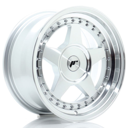 JR Wheels JR6 16x8 ET10-30 BLANK Silver Machined Face CB: 67,1