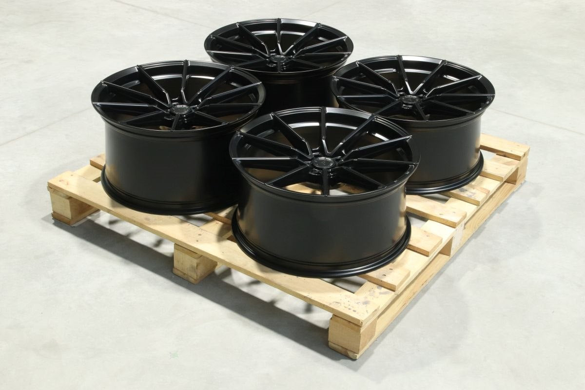 Set of SL02 20x9,5 ET34 + 20x10,5 ET35 5x112 Matt Black