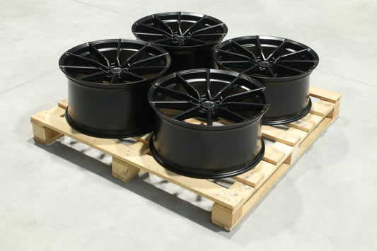Set of SL02 20x9,5 ET34 + 20x10,5 ET35 5x112 Matt Black