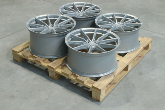 Set of SL02 20x9,5 ET25 + 20x10,5 ET35 5x120 Matt Silver