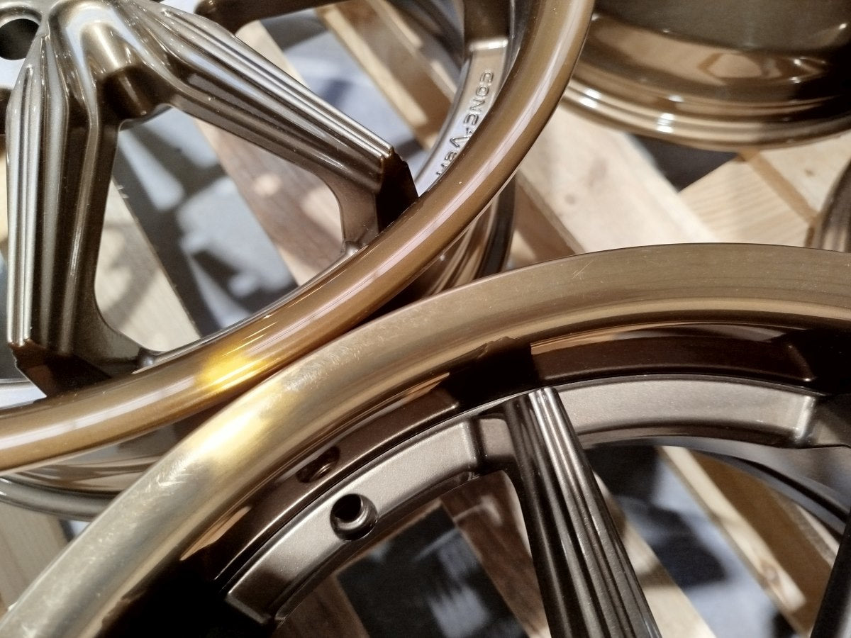 Set of CVR8 19x8 ET38 5x112 Gloss Bronze