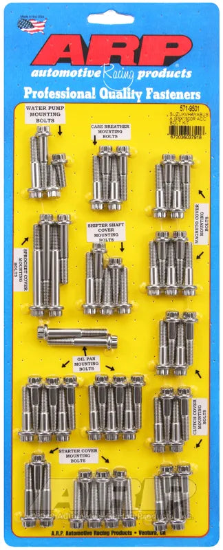 571-9501 - ARP Suzuki/Hayabusa GSX1300R SS 12pt Accessory Bolt Kit