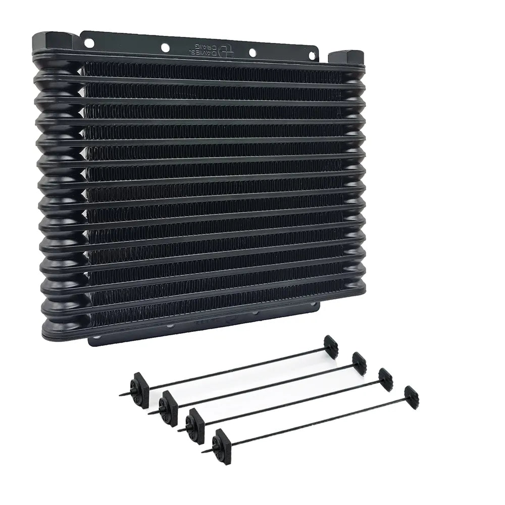 DC602 - Universal Engine/Trans Oil Cooler (32mm) 14-Row AN10