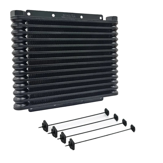DC602 - Universal Engine/Trans Oil Cooler (32mm) 14-Row AN10