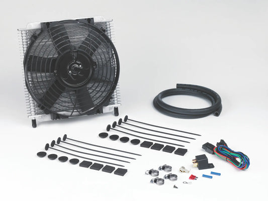 DC691 - Trans Cooler Kit 30 Plate & 10" Fan Combo 12V