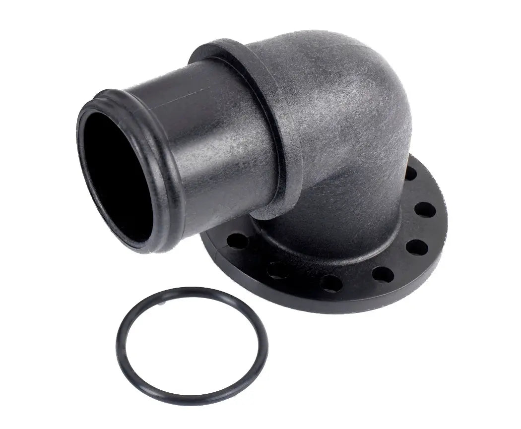 DC8309 - EWP® Nylon 90° Elbow Flange Adapter: 35mm (1 3/8") Hose Barb