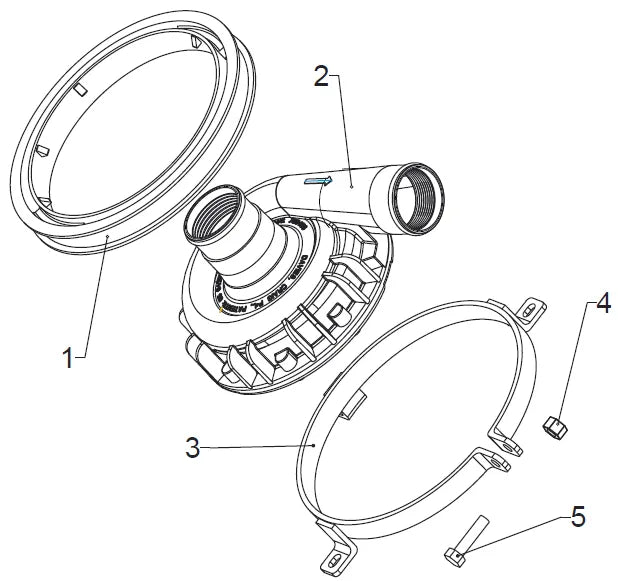 DC8700 - EWP Mounting Bracket suits 115-130-150