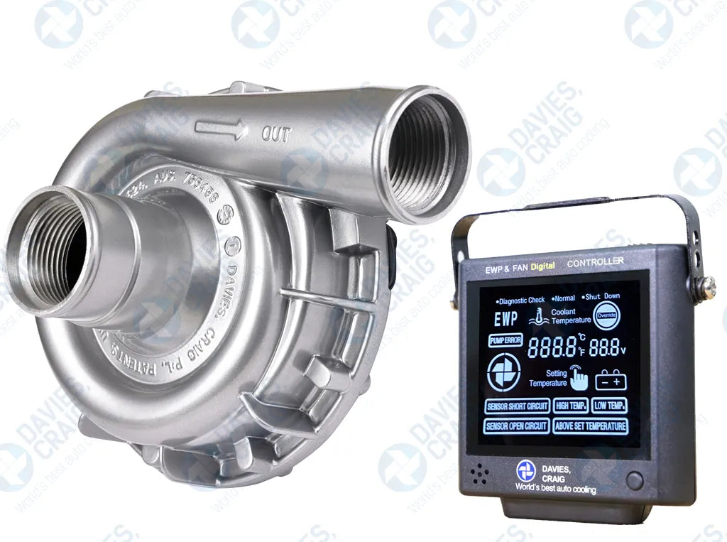 DC8950 - EWP115 Alloy Combo - Remote Electric Water Pump & Controller (12V)