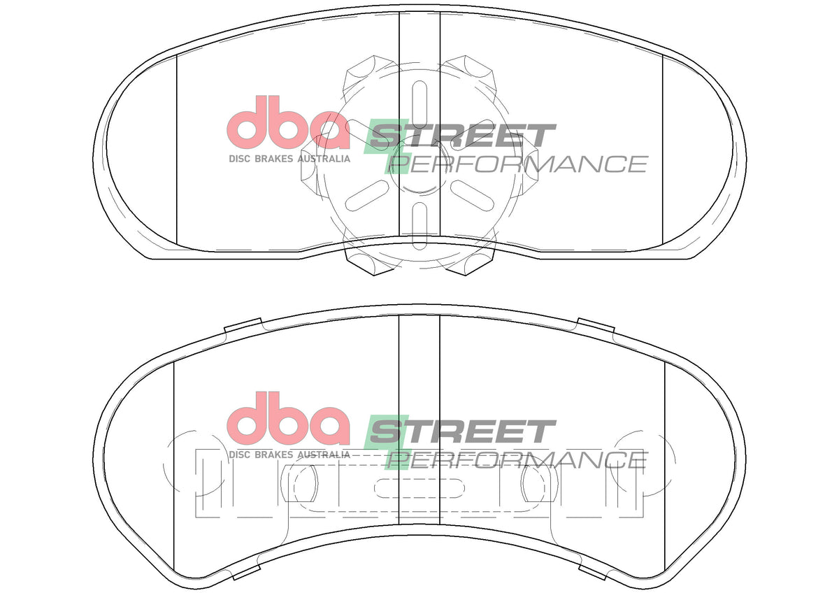 DB1045SP Brake Pads Street Performance | Front Axle