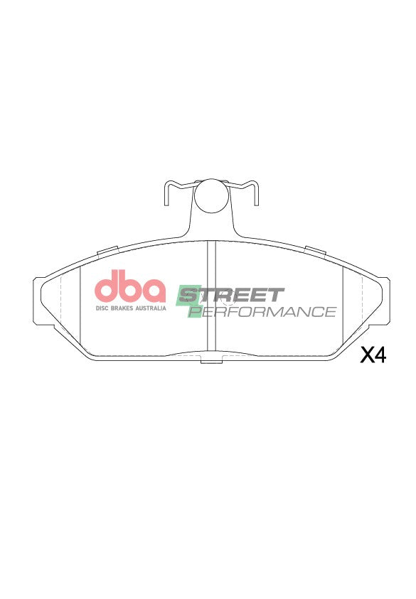 DB1075SP Brake Pads Street Performance | Front Axle