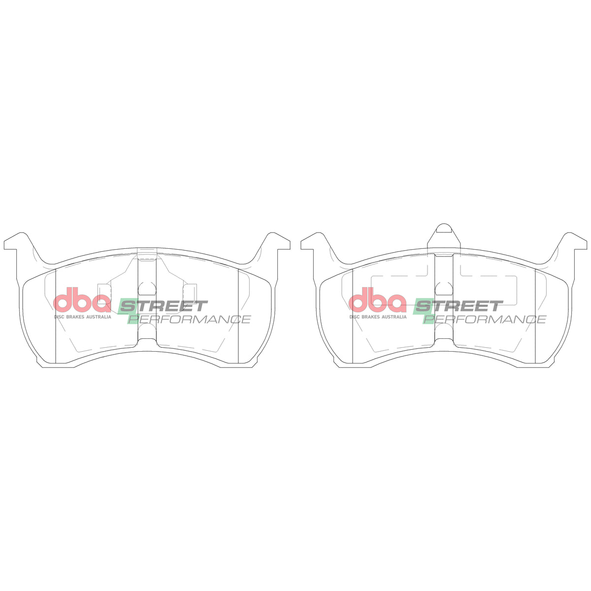 DB1108SP Brake Pads Street Performance | Front Axle