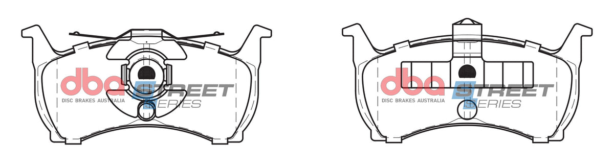 DB1109SS Brake Pads Street Series Ceramic | Rear Axle