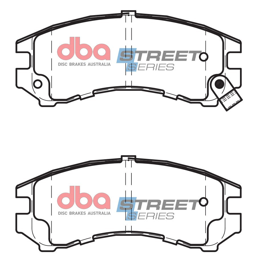 DB1117SS Brake Pads Street Series Ceramic | Front Axle