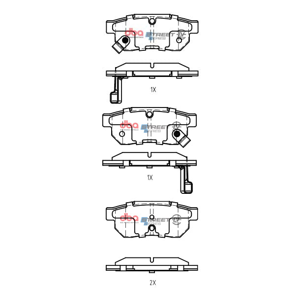 DB1163SSEV Honda Fit Hybrid 2010 On R