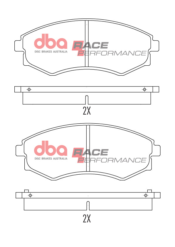 DB1167RP Brake Pads Race Performance