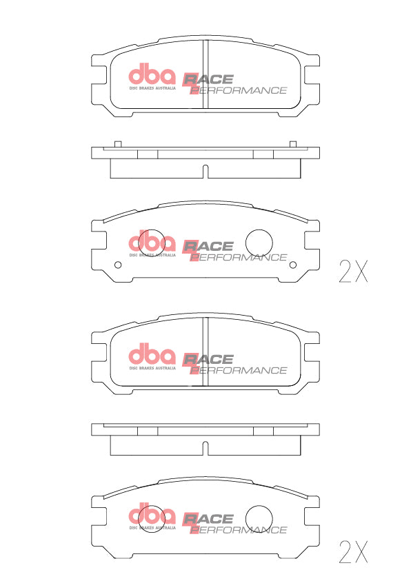 DB1186RP Brake Pads Race Performance