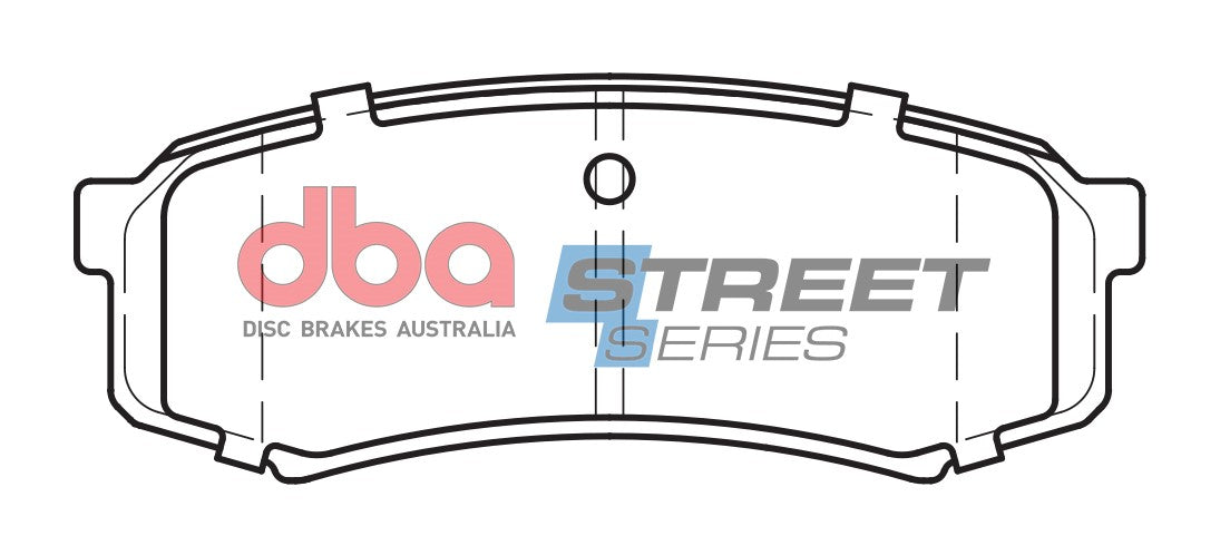 DB1200SS Brake Pads Street Series Semi-metallic | Rear Axle
