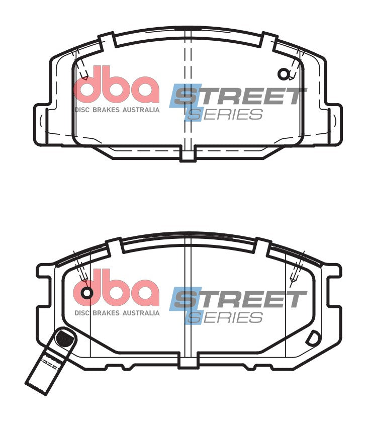 DB1208SS Brake Pads Street Series Ceramic | Front Axle