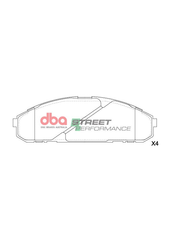 DB1257SP Brake Pads Street Performance | Front Axle