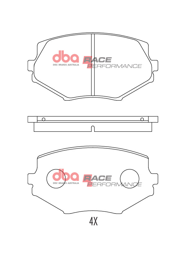 DB1282RP Brake Pads Race Performance
