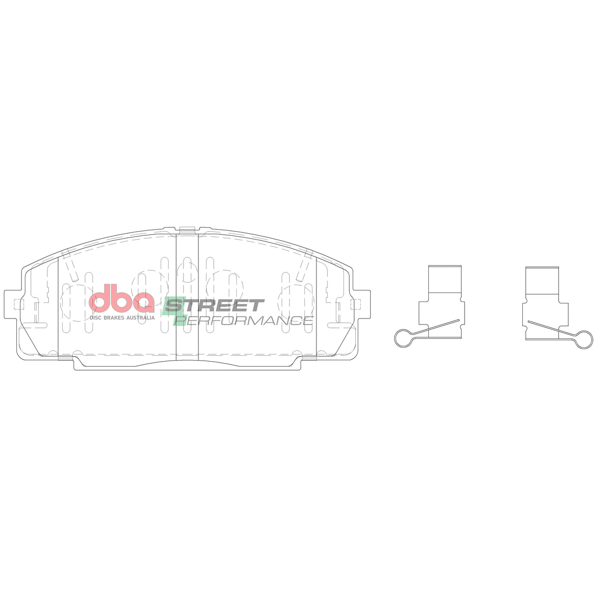 DB1328SP Brake Pads Street Performance | Front Axle