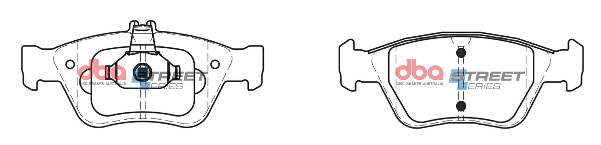 DB1330SS Brake Pads Street Series Ceramic | Front Axle