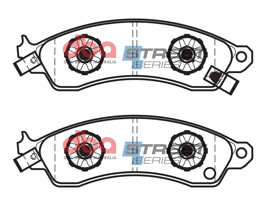 DB1353SS Brake Pads Street Series Ceramic | Front Axle