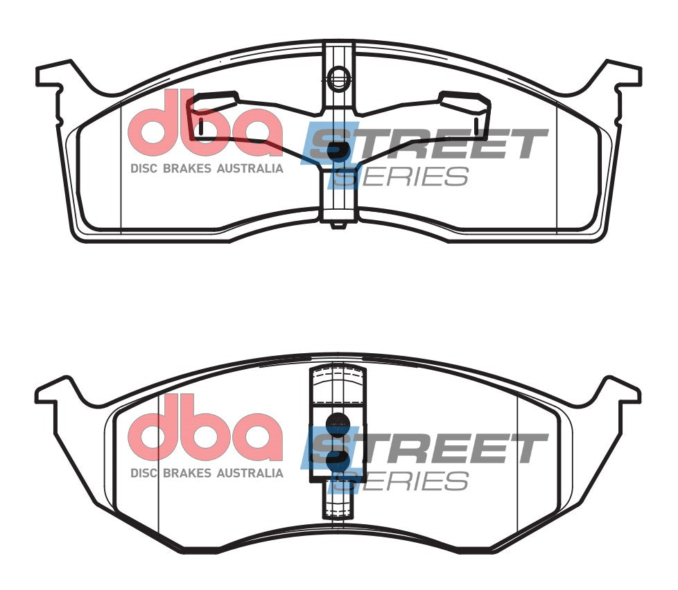 DB1374SS Brake Pads Street Series Semi-metallic | Front Axle