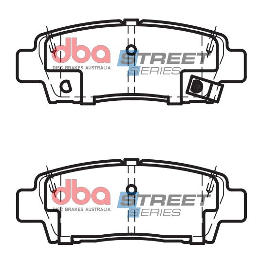 DB1384SS Brake Pads Street Series Ceramic | Rear Axle